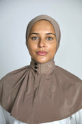 Silk taupe - Front Button